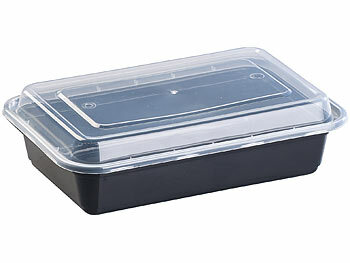 Rosenstein & Söhne 40er-Set Lebensmittel-Boxen mit Deckeln, 800 ml