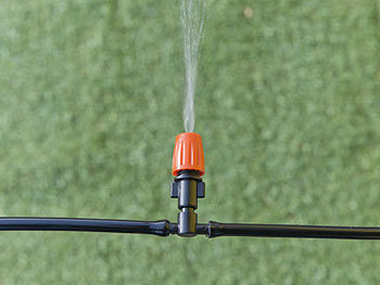 Royal Gardineer 136-teiliges Sprinkler Pflanzen-Bewässerungs-Set, 40 m zuschneidbar