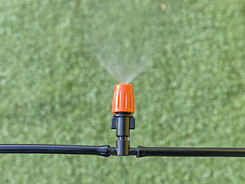 Royal Gardineer 136-teiliges Sprinkler Pflanzen-Bewässerungs-Set, 40 m zuschneidbar