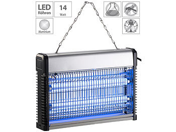 Insektenlicht: Lunartec UV-LED-Insektenvernichter mit austauschbarer T8-LED-Röhre, 14 Watt
