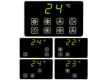 Monoblock-Klimagerät mit Heizfunktion