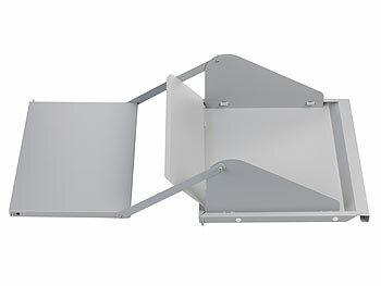 AGT Stand-Paketbriefkasten mit Rückholsperre, Stahlblech, 2 Schlüssel