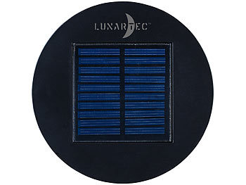 Lunartec Smarte Solar-Laterne aus Metall mit RGB-CCT-LEDs, App, 4er-Set