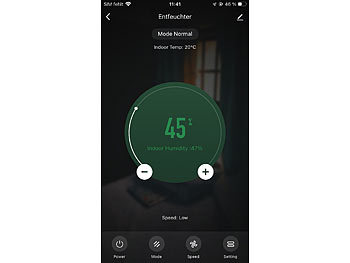 Sichler Smarter WLAN-Luftentfeuchter mit Timer und App, Versandrückläufer