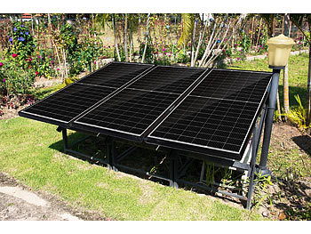 revolt Solar-Hybrid-Inverter mit 6 380-Watt-Solarpanels, Versandrückläufer