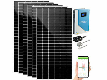 revolt 3,3kW Off-Grid-Solaranlage + 5,5kW Wechselrichter (Versandrückläufer)
