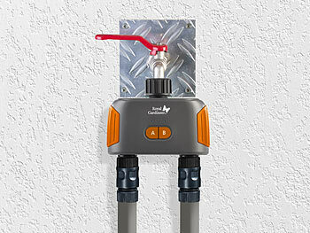 Royal Gardineer Bewässerungscomputer mit Bluetooth 5, Dual-Ventil und WLAN-Gateway