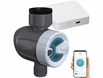 Gateway mit Bluetooth: Royal Gardineer Smarter programmierbarer Bewässerungscomputer mit WLAN-Gateway & App