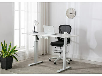 General Office Elektrisch höhenverstellbarer Schreibtisch, 120x60 cm, weiß