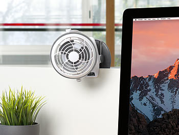 Tisch Klimagerät zum Clippen für Büro Schreibtisch Tisch Regal Deckenventilator Decke