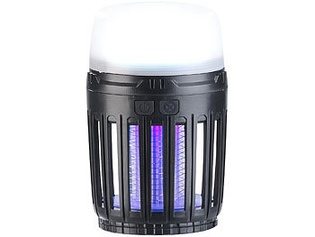 UV-Lampe mit Insektenvernichter für stichfreie Sommerabende