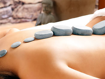 Hot Stone Wärme-Therapie: Massage, Wellness, Entspannung Wärmekoffer Hotstonegerät Kühlstein