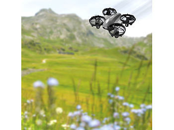 Simulus Mini-Quadrocopter, Fernbedienung, Sensoren, inkl. 2 zusätzlichen Akkus