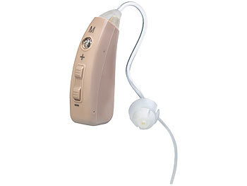 newgen medicals 2er-Set HdO-Hörverstärker, 43 dB Verstärkung, 22-Stunden-Akku, USB