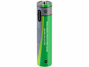 tka 16er-Set wiederaufladbare Batterien Typ AAA, 600 mWh, laden per USB-C