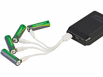 tka 8er-Set wiederaufladbare Batterien Typ AA,1950mWh,schnellladen per USB