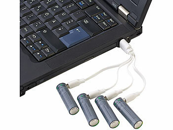aufladbare AA Batterien mit USB C