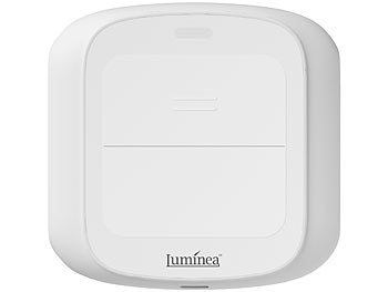 Luminea Home Control 4er-Set Smarte WLAN-Fernbedienung mit 2 Tasten, Licht & Szenen steuern