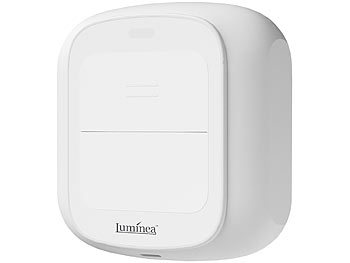 Luminea Home Control Smarte mobile WLAN-Fernbedienung mit 2 Tasten, Licht & Szenen steuern