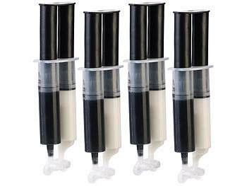 Epoxy Kleber: AGT Professional 4er-Set 2-Komponenten-Kleber aus Epoxidharz, je 2x 25 ml, 45 Min.