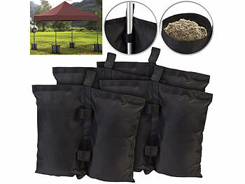 Campingzelt Sandsäcke: Royal Gardineer 4er-Set Pavillon-Sandsäcke aus wasserdichtem 600D Oxford-Gewebe