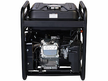 revolt Benzin-Inverter-Generator, Display, 5.500W, 2x 230V, 1x 12V, 2x USB