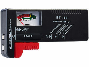 tka 2er-Set Aufbewahrungstaschen für 148 Batterien mit Batterie-Tester