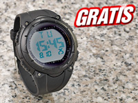 PEARL Digitale Sport-Armbanduhr mit beleuchtbarem LCD-Display "SW-852" PEARL