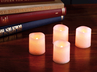 PEARL Mini LED-Kerzen im 4er-Set PEARL
