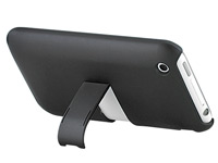 Xcase Soft-Touch-Cover mit Standfuß für iPhone 3G/3Gs Xcase Schutzhüllen (iPhone 3/4Gs)