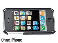 Xcase Soft-Touch-Cover mit Standfuß für iPhone 3G/3Gs Xcase Schutzhüllen (iPhone 3/4Gs)