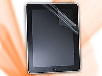 Somikon Glasklare Display-Schutzfolie alle iPads 1 bis 3 mit 9,7" Display Somikon Displayfolie für iPad 9,7"