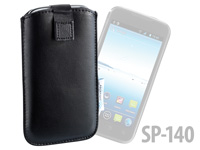 simvalley MOBILE Sleeve für 4,5" Smartphone SP-140 & SP-142, schwarz simvalley MOBILE Android-Smartphones