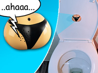 Playtastic Lustiger Toiletten-Alarm mit Bewegungs-Sensor Playtastic 