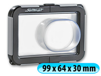 Somikon Kamera-Tauchgehäuse mit Objektivführung (max. 99 x 64 x 30mm) Somikon Unterwasser Kamera-Hüllen