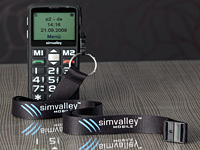 simvalley MOBILE Halsschlaufe/ Lanyard mit Solltrennstelle für Mobiltelefone simvalley MOBILE Halsschlaufen