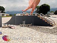 Playtastic Finger-Skateboard Skatepark-Set (9-teilig) Playtastic Finger-Skateboard