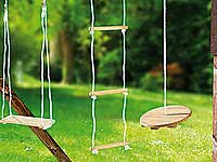 Playtastic Strickleiter mit 5 Holzsprossen für Kinder Playtastic Strickleitern für Kinder