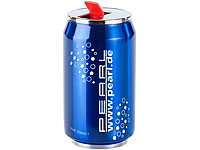 PEARL Thermo-Trinkbecher im Getränkedosen-Design blau, 220 ml PEARL Thermo Trinkdosen