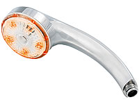 infactory Premium-LED-Duschkopf mit automatischem 4-fach Farbwechsler infactory LED Handbrausen