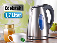 Rosenstein & Söhne<br />Edelstahl-Wasserkocher 1,7 Liter ...