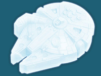 Star Wars Silikon-Form Millennium Falcon