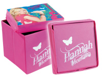 Hannah Montana 2in1 Faltbox und Hocker Aufbewahrungsboxen mit Sitzfunktion