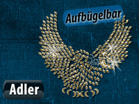 Your Design Strassmotiv "Adler" zum Aufbügeln, 168x152 mm Your Design Strass-Bügelbilder