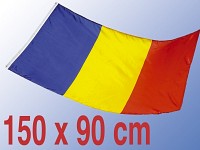 PEARL Länderflagge Rumänien 150 x 90 cm aus reißfestem Nylon PEARL Länderfahnen