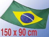 PEARL Länderflagge Brasilien 150 x 90 cm aus reißfestem Nylon PEARL Länderfahnen