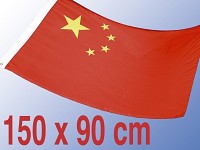 PEARL Länderflagge VR China 150 x 90 cm aus reißfestem Nylon PEARL Länderfahnen