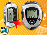 newgen medicals Fitness-Uhr mit Pulsmesser & Kalorien-/Schrittzähler newgen medicals 