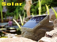 Royal Gardineer Solarbetriebene Teichpumpe "Biosphere" (Versandrückläufer) Royal Gardineer Solar-Teichpumpen
