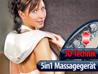newgen medicals 3D-Profi-Massagegerät für traditionelle Klopfmassage (refurbished) newgen medicals Klopfmassagegeräte